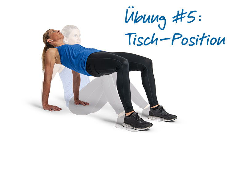 Bodyweight-Übung Tisch-Position