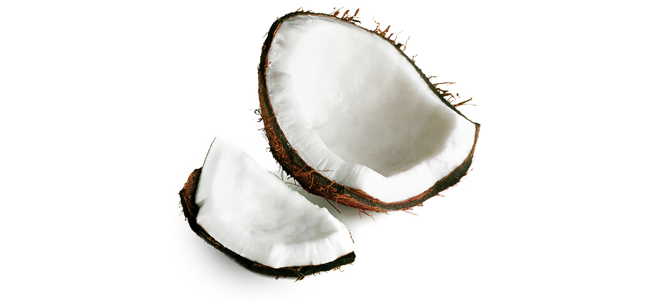 Kokosnusshälften